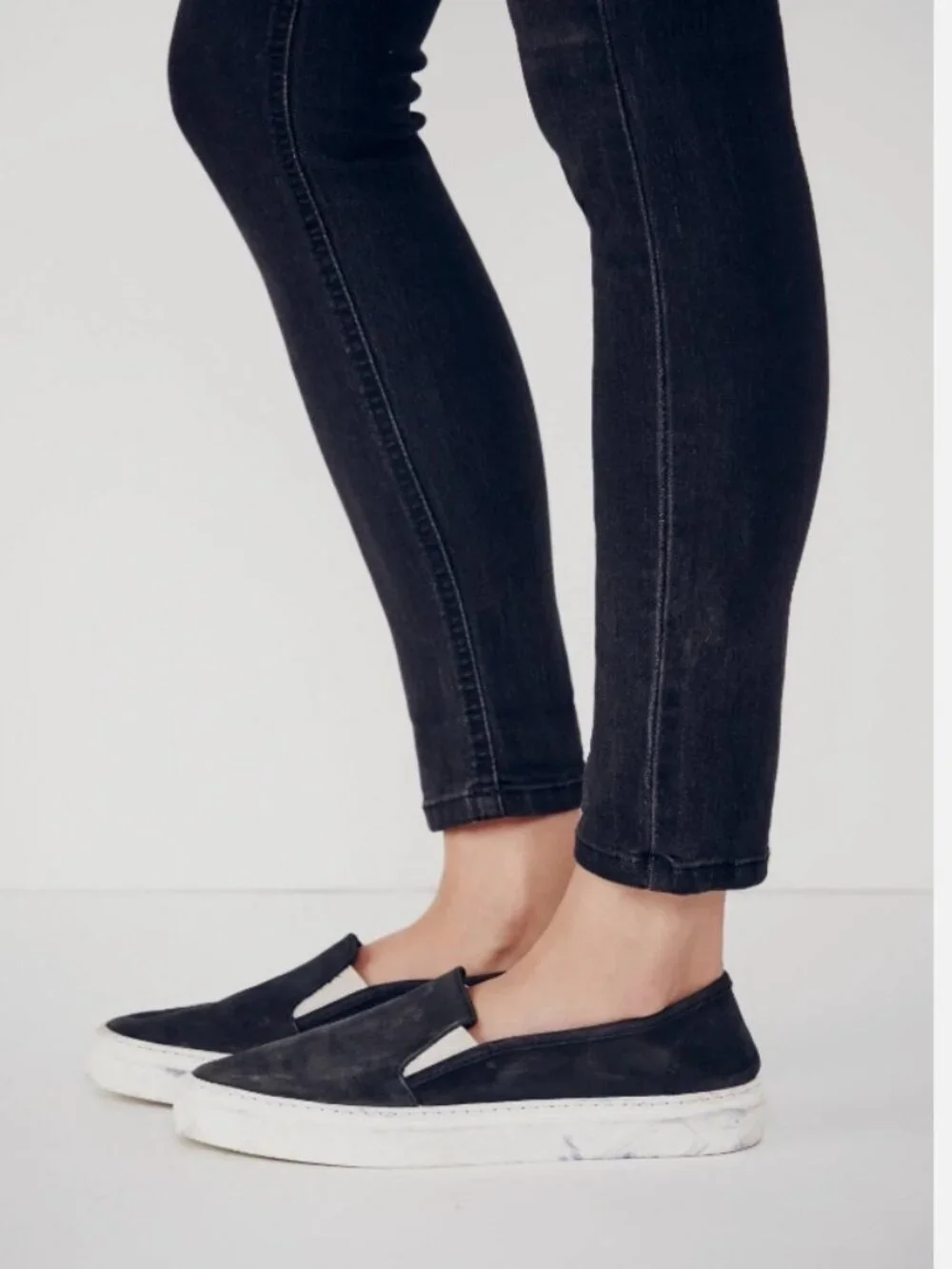 New Free People Clayton Slip On Sneaker size 8 MSRP: $98 Leather